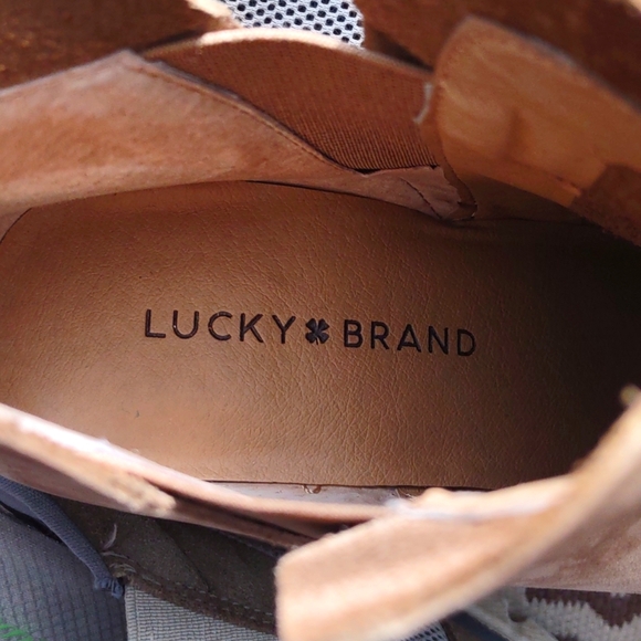 Lucky Brand Jana ankle suede boot, 2.5" heel, 7 1/2, like new - Picture 10 of 10